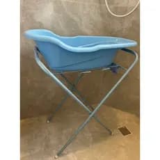 Banheira Anatômica 20 Litros Suporte Portátil Compacto Resistente De Bebê