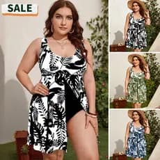 biquini cintura alta biquini plus size feminino disfarça a barriga e tem efeito emagrecedor/vestido de biquíni digital