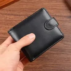 Carteira Masculina  Premium com slots para cartões e bolso para moedas com porta cartão