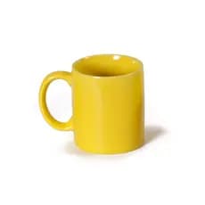 Caneca 310ml de Cerâmica Colorida Reta