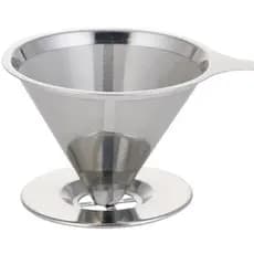 Coador Filtro Café Inox Aço 304 Reutilizável Filtro 10,2 x 6,5cm