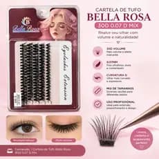 Cartela de Tufo Bella Rosa 30D 0.07 D Mix