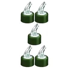 Kit 5 Bicos Dosador de Azeite Vinagre 30mm BPA Free