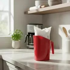 Porta Leite De Saquinho Organizador Cozinha Caneco Plastico