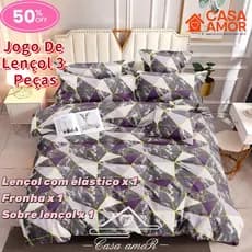 Estampa Textura De Pedra Jogo De Lençol 3 Peças SOLTEIRO Percal 400 Fios Ponto Palito Estampado