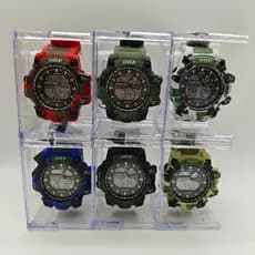Relógio original a prova d'agua masculino camuflado militar esportivo alarme (936B-34225)