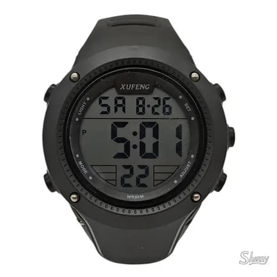 Relógio original à prova d'agua masculino digital esportivo cronômetro da moda presente Xufeng [316]