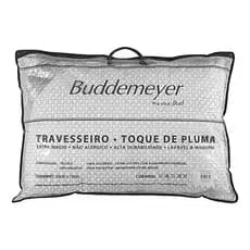 Kit Buddemeyer Travesseiro Toque de Pluma 50x70cm Macio Alta Durabilidade