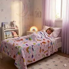 Manta Cobertor Solteiro Estampado Fleece Extra Macio 1,8mx2,0m Infantil