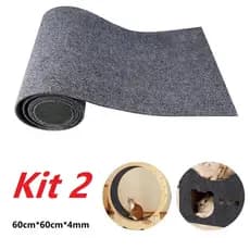Kit 2 Arranhador Adesivo Premium Para Sofá, Cama e Móveis - Protetor Pet 60cm*60cm*4mm