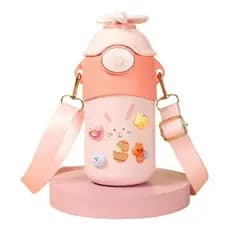 Garrafa Térmica Infantil Luxo Com Alça E Trava 500ml