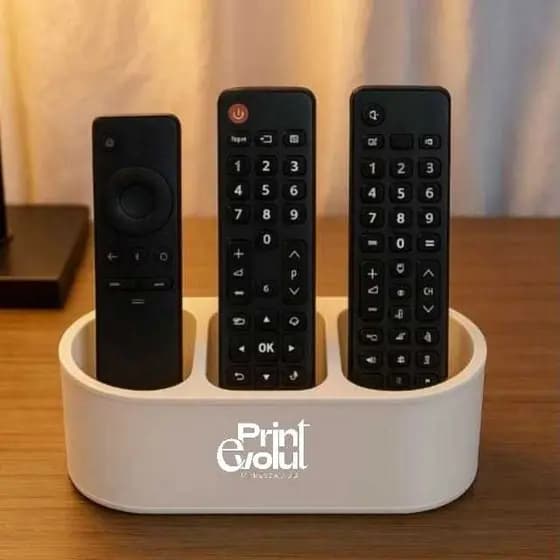 Suporte para controle / Organizador de controles remoto / Decoração e organização / Moderno e atual