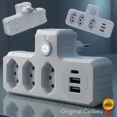 Benjamin Adaptador Universal 3 Tomada 2 USB 1 PD