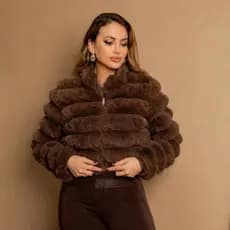 jacketa feminino pelucia