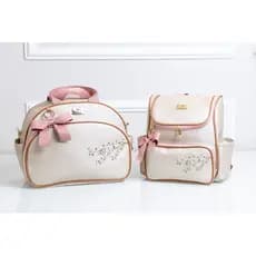 Kit Bolsa Maternidade e mochila de bebe YPÊ Arte & Companhia