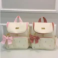 Mochila de bebe Luxo Florzinha Premium Arte & Companhia