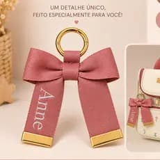 Laço Maternidade Personalizado com Nome do Bebê Exclusivo
