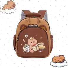 Mochila, Lancheira, Escolar Infantil Capivara Volta as Aulas