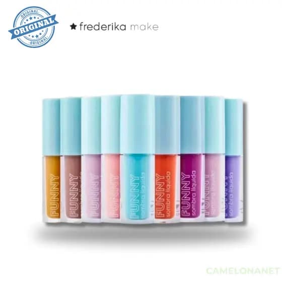 Sombra Líquida Frederika Make Funny - Alta Pigmentação Longa Duração Oftalmo e Dermatologico Testada