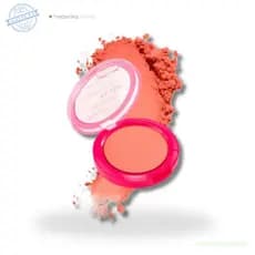 Blush Compacto Frederika Make Perfect Blush Salmon Alta Pigmentação Acabamento Natural Matte Vegano