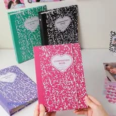 Kawaii A5 Binder Kpop Idol Fotos Armazenamento Cartão De Porta-Cartões Estrelas Chasing Stars Álbum De Coletor L