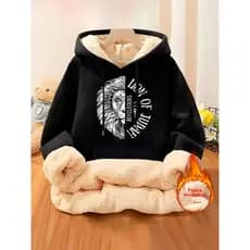 Blusa Moletom Feminino Casaco Moletom Feminino Moletom Peluciado Feminino Grosso Lançamento Diferenciado
 Preto
