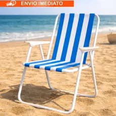 Cadeiras de Praia Dobrável suporta ate 120kg