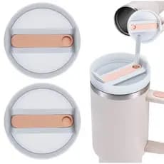 Tampa para Copo Térmico 1200ml Borrachas de Vedação Rosqueável Prático e Portavel