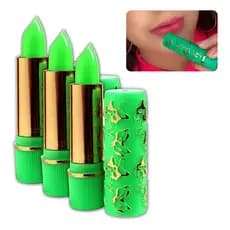Batom Mágico Bella Femme Muda De Cor Verde Kit 3 Unidades