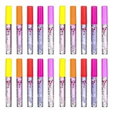 Gloss Labial Fruta Kit C/20 Bfashion Retrô Atacado Maquiagem Acabamento Glossy Cor Incolor