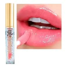 Gloss Labial Bella Femme Golden Magic Hidratante Rosa