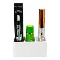Kit Maquiagem Completo C/ Organizador Rímel 4d Gloss BATOM