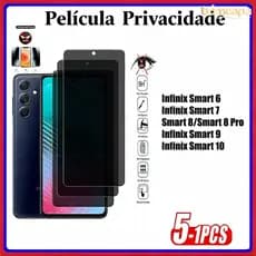 Película Cerâmica Para Infinix Smart 10 9 8 7 6 Pro Películas Privacidade Tela Macia 3D