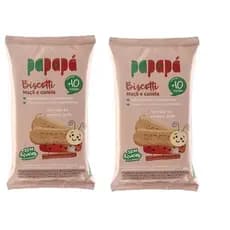 Kit 2x Biscoito Infantil Biscotti Maçã E Canela 60g - Papapá