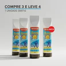 Kit 4 protetores solar happy sol 120ml