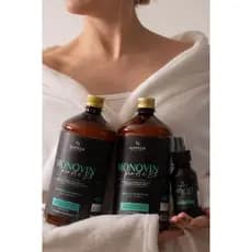 Kit Capilar Monovin Glammour Pro A E B5 Antiqueda Crescimento + tonico