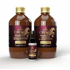 Kit Shampoo Cresce Mais 500ml Crescimento Capilar e Fortalecimento cabelo