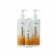 Kit Shampoo Banho de Colageno Glammour Reconstrução e Fortalecimento Capilar com Nano Queratina