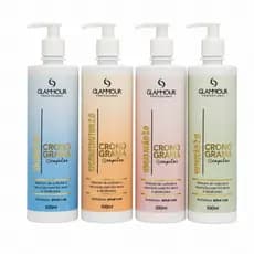 Kit Shampoo Cronograma 4 passos Reconstrução Nutrição Hidratação