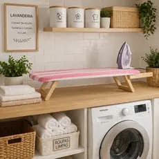 Tábua de Passar Dobrável Compacta Portátil Ideal para Apartamento Pequeno