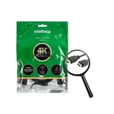 Cabo HDMI CH 1420 4k ultra hd high speed Intelbras 2M
