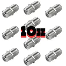 25x Emenda F+f Coaxial Pacote Com 25 un Peças Emenda cabo