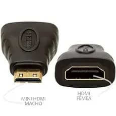 Adaptador HDMI Fêmeapara Mini HDMI Macho