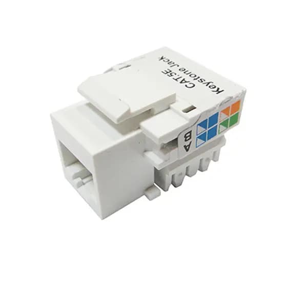 Conector Rj45 Utp Fêmea Cat6 Branco Keystone 64801 1 unidade
