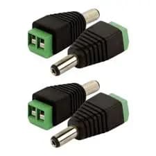 Kit 5 pcs Conector P4 Macho Borne Cftv