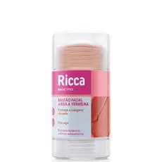 Bastão Facial de Argila Vermelha Magic Stick Ricca 30g