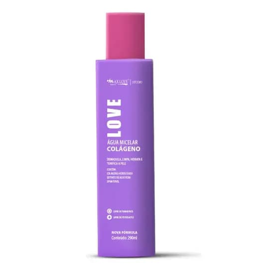 Água Micelar Max Love Colágeno 290ml