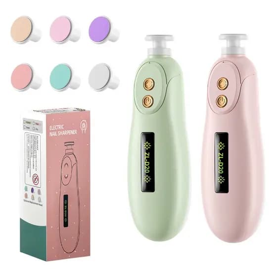 Aparelho Lixa de Unha Infantil Elétrico para Bebês e Infanto Juvenil com caixa Linha Premium