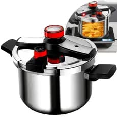 Panela De Pressão 5 Litros Todos Tipo Fogão Com Fechamento Externo Power Click Linha Premium