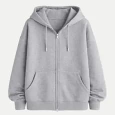 Moletom Com Ziper Touca Masculino E Feminino Confortável Liso